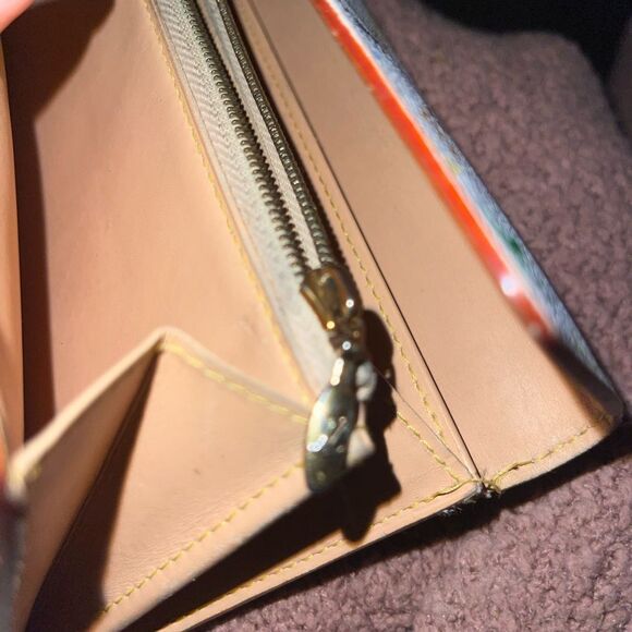 Preloved Louis Vuitton multi monogram Sarah long wallet with wallet tan … - Picture 4 of 12